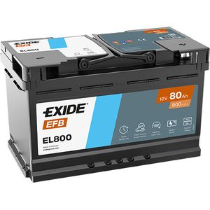 Exide 115 EFB Car Battery 80Ah EL800