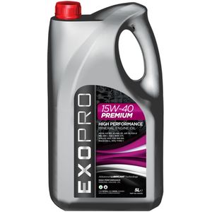 U202S5L EXOPRO 15W-40 Premium Mineral Engine Oil 5L U202