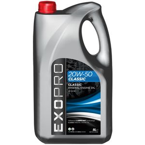 U203S5L EXOPRO 20W-50 Classic Mineral Engine Oil 5L U203