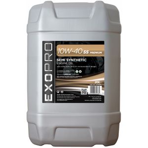 U211D20L EXOPRO 10W-40 SS Premium Semi Synthetic Engine Oil 20L U211