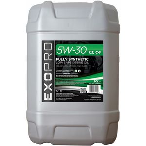 U224D20L EXOPRO 5W-30 C3 C4 Fully Synthetic Engine Oil 20L U224