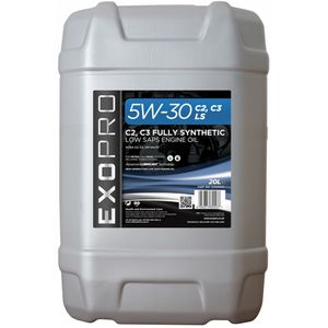 U230D20L EXOPRO 5W-30 C2 C3 LS Fully Synthetic Engine Oil 20L U230