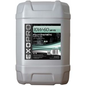 U244D20L EXOPRO 10W-60 HP FS Fully Synthetic Engine Oil 20L U244