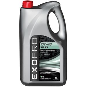 U244S5L EXOPRO 10W-60 HP FS Fully Synthetic Engine Oil 5L U244