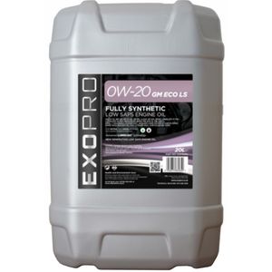 U247D20L EXOPRO 0W-20 GM ECO LS Fully Synthetic Engine Oil 20L U247