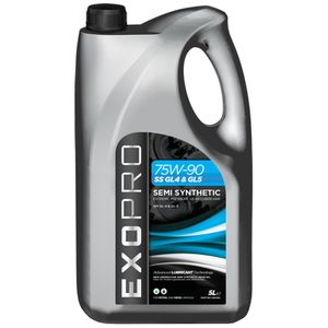 U301S5L EXOPRO 75W-90 SS GL4 & GL5 Semi Synthetic Gear Oil 5L U301
