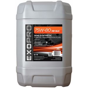 U311D20L EXOPRO 75W-80 HD GL5 Semi Synthetic Manual Gear Oil 20L U311