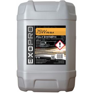 U334D20L EXOPRO 75W FS GL4 Fully Synthetic Manual Transmission Fluid 20L U334