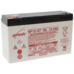 NP12-6 EnerSys Genesis SLA Battery 6v 12Ah 