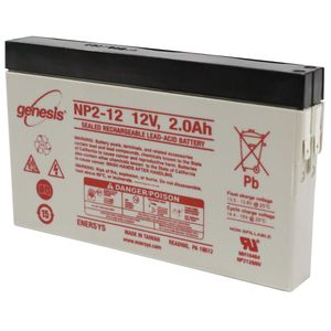 NP2-12 EnerSys Genesis SLA Battery 12v 2.0Ah