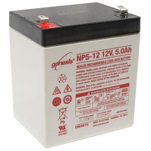 NP5-12 EnerSys Genesis SLA Battery 12v 5Ah 