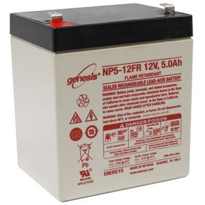 NP5-12FR EnerSys Genesis SLA Battery 12v 5Ah 