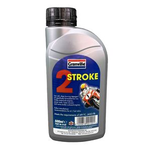 Granville 2 Stroke Mineral Oil for Motorbikes and Garden Machinery - 500ml