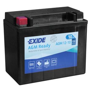 AGM12-10 Exide AGM Ready Motorcycle Battery 12V (4916)