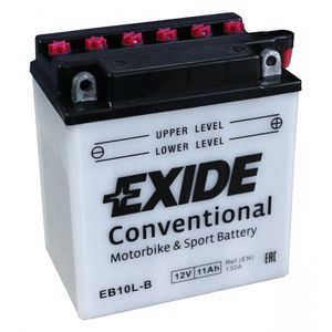 Exide EB10L-B 12V Conventional Motorcycle Battery