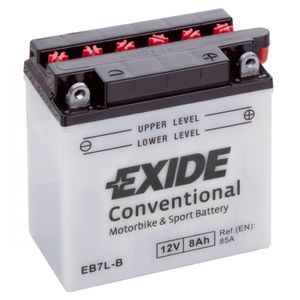 Exide EB7L-B 12V Conventional Motorcycle Battery