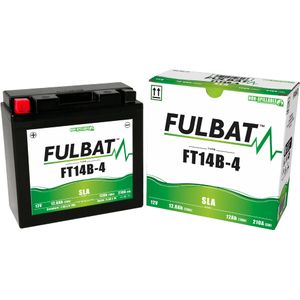 FT14B-4 AGM Fulbat Motorcycle Battery YT14B-4