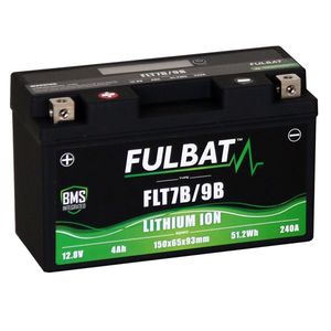 FLT7B/9B Fulbat Lithium BMS Function Motorcycle Battery 12.8V 4Ah 