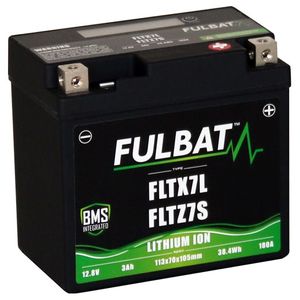 FLTX7L FLTZ7S Fulbat Lithium BMS Function Motorcycle Battery 12.8V 3Ah 