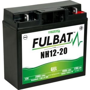 NH12-20 GEL Fulbat Motorcycle Battery 51913