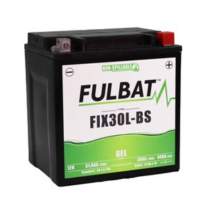 FIX30L-BS GEL Fulbat Motorcycle Battery
