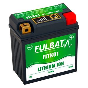 FLTK01 Fulbat Lithium Motorcycle Battery