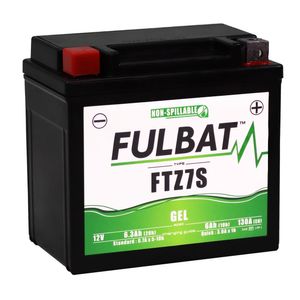 FTZ7S GEL Fulbat Motorcycle Battery