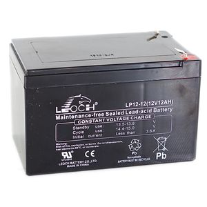 Leoch LP12-12 12V 12Ah Sealed Battery - Leoch Batteries