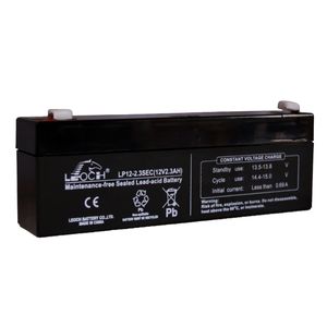 Leoch LP12-2.3 Sec 12V 2.3Ah Sealed Battery