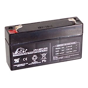 Leoch LP6-1.2 6V 1.2Ah Sealed Battery