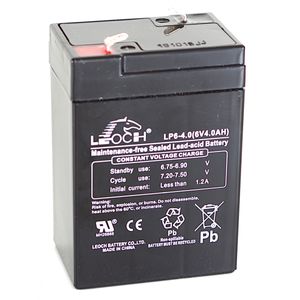 Leoch LP6-4.0 6V 4Ah Sealed Battery