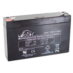 Leoch LP6-7.0 6V 7Ah Sealed Battery