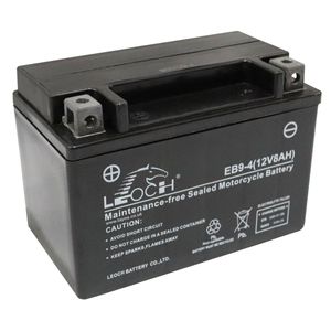 EB9-4 Leoch Powerstart AGM Motorcycle Battery LT9-4