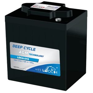 Leoch Superior Lead Carbon AGM 6V 270Ah Battery LDC6-245