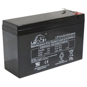 Leoch LP12-5.0 12V 5Ah Sealed Battery