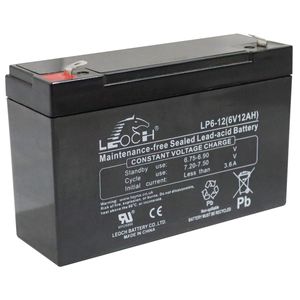 Leoch LP6-12 6V 12Ah Sealed Battery