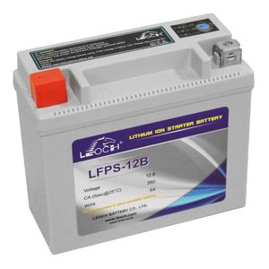 LFPS-12B Leoch Powerstart Lithium Motorcycle Battery YT12B YT14B YB16AL