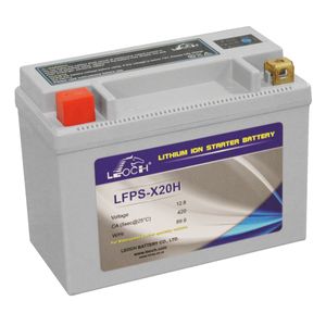 LFPS-X20H Leoch Powerstart Lithium Motorcycle Battery YB16-B