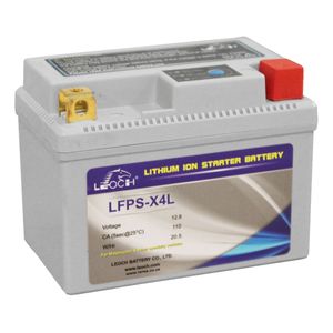 LFPS-X4L Leoch Powerstart Lithium Motorcycle Battery
