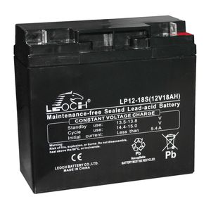 Leoch LP12-18 Sec VRLA Battery 12V 18Ah