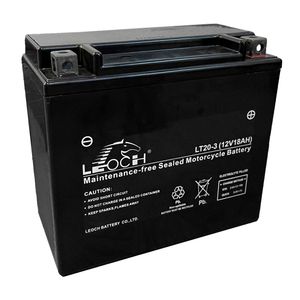 YTX20L-BS Leoch Powerstart AGM Batterie de Moto LT20-3