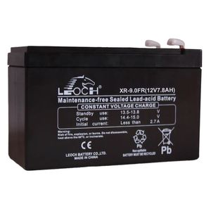 Leoch XR-9.0FR AGM Mobility Battery 12V 7.8Ah