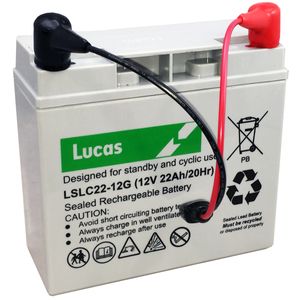 Lucas LSLC22-12G Golf Battery with Torberry Lead