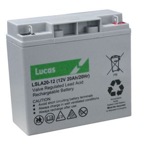 LSLA20-12 Lucas SLA Battery 12V 20Ah