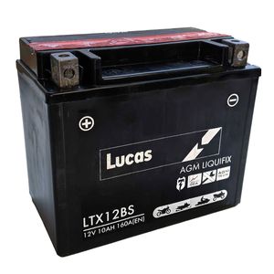 LTX12-BS Lucas Motorbike Battery