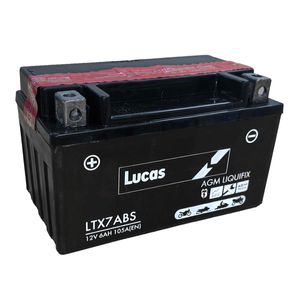 LTX7A-BS Lucas Motorbike Battery