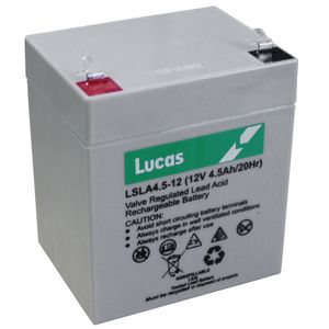 LSLA4.5-12 Lucas Sealed Lead Acid Battery 12V 4.5Ah