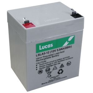 LSLA5-12 Lucas SLA Battery 12V 5Ah