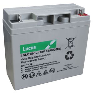 LSLC18-12 Lucas Sealed Lead Acid Battery 12V 18Ah