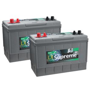 Pair of Lucas LX31MF Leisure Batteries 105Ah